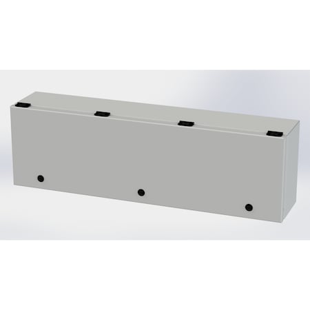 Saginaw Control & Engineering 1/4 Turn Latch Electrical Enclosures, 9 in H, 6 in D, 30 in W, NEMA 3R, 4, 12, 13, Carbon Steel SCE-L9306ELJLG